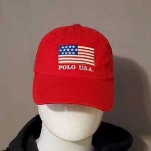 Ralph Lauren Polo USA Flag Hat